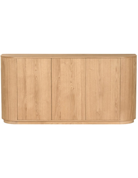 Buffet enfilade placage chêne 170 cm Novero