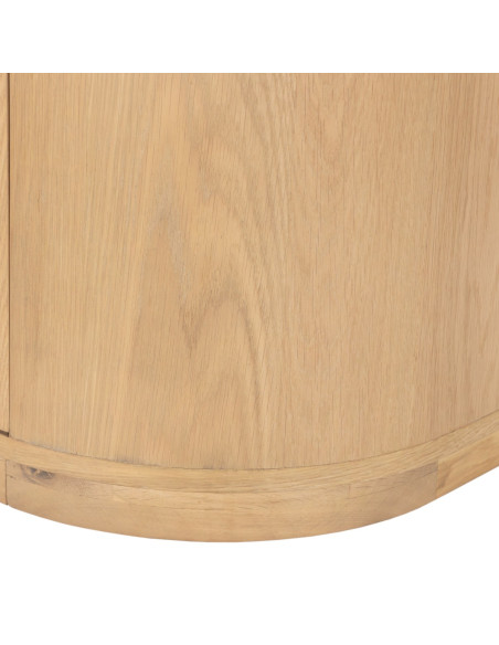 Buffet enfilade placage chêne 170 cm Novero