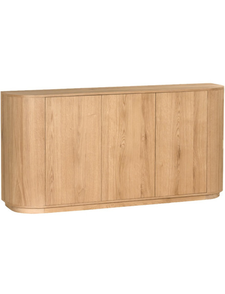 Buffet enfilade placage chêne 170 cm Novero