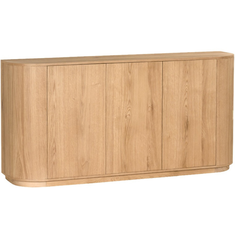 Buffet enfilade placage chêne 170 cm...