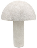 Lampe à poser papier mâché gris 47,5 cm Nome