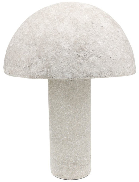 Lampe à poser papier mâché gris 47,5 cm Nome