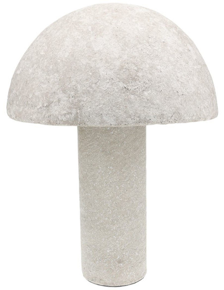 Lampe à poser papier mâché gris 47,5 cm Nome