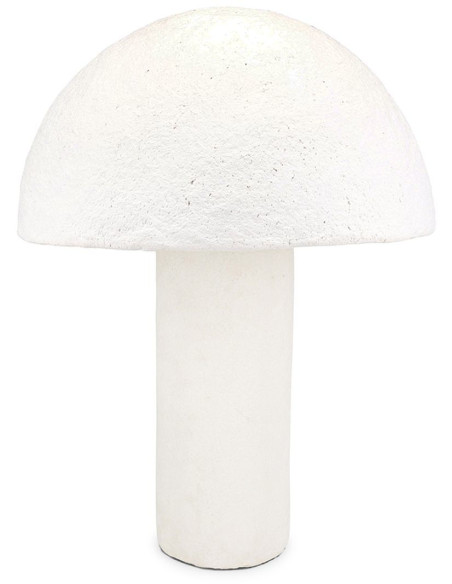 Lampe à poser papier mâché blanc 47,5 cm Nome