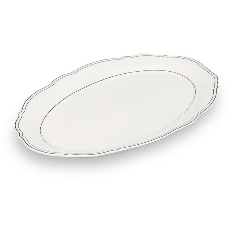 Plat de service ovale Odette 31,5 cm