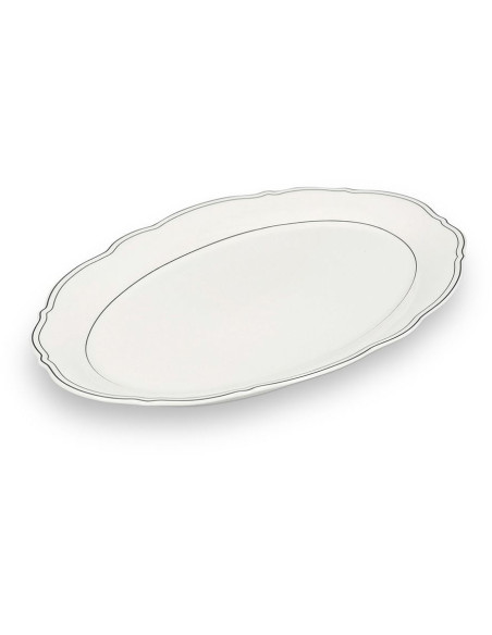 Plat de service ovale Odette 31,5 cm