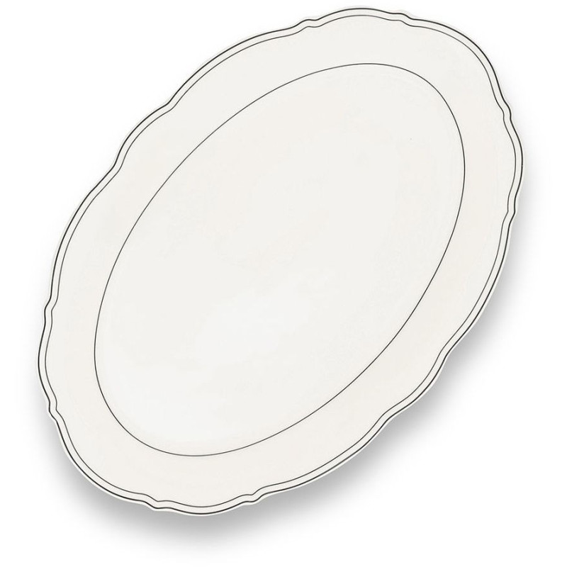 Plat de service ovale Odette 31,5 cm