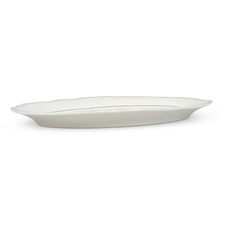 Plat de service ovale Odette 31,5 cm
