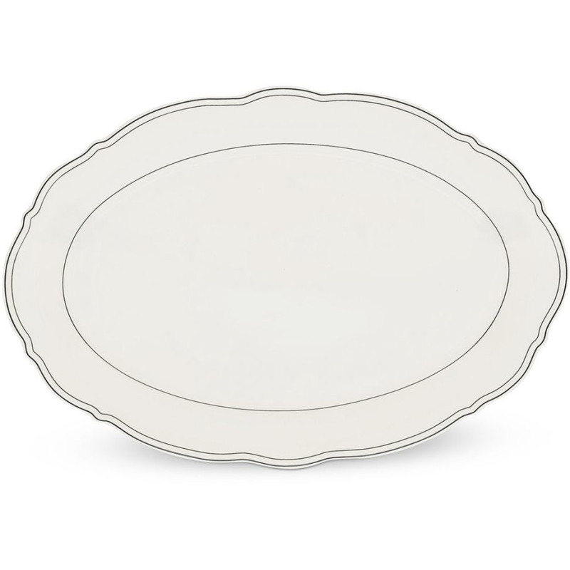 Plat de service ovale Odette 31,5 cm