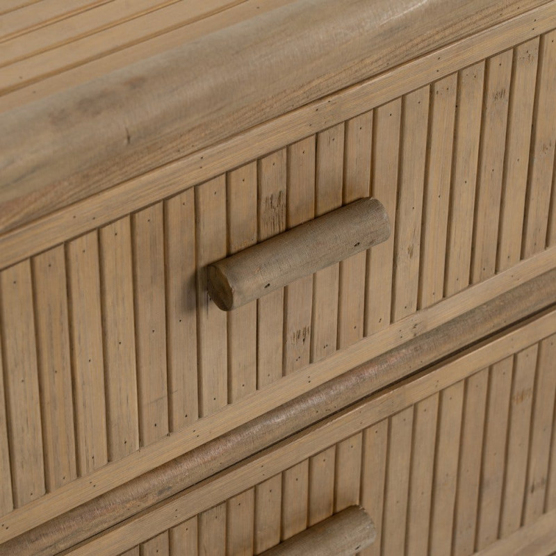 Table de chevet bambou naturel 3...