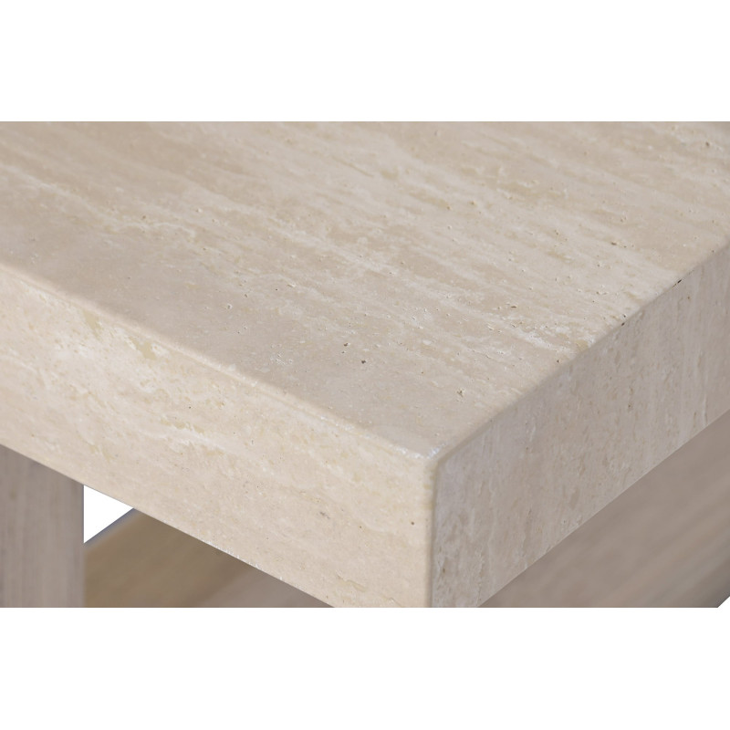 Table basse rectangulaire beige...