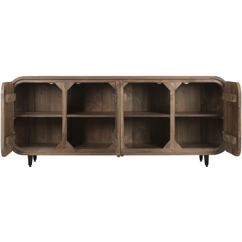 Buffet 4 portes naturel en teck...