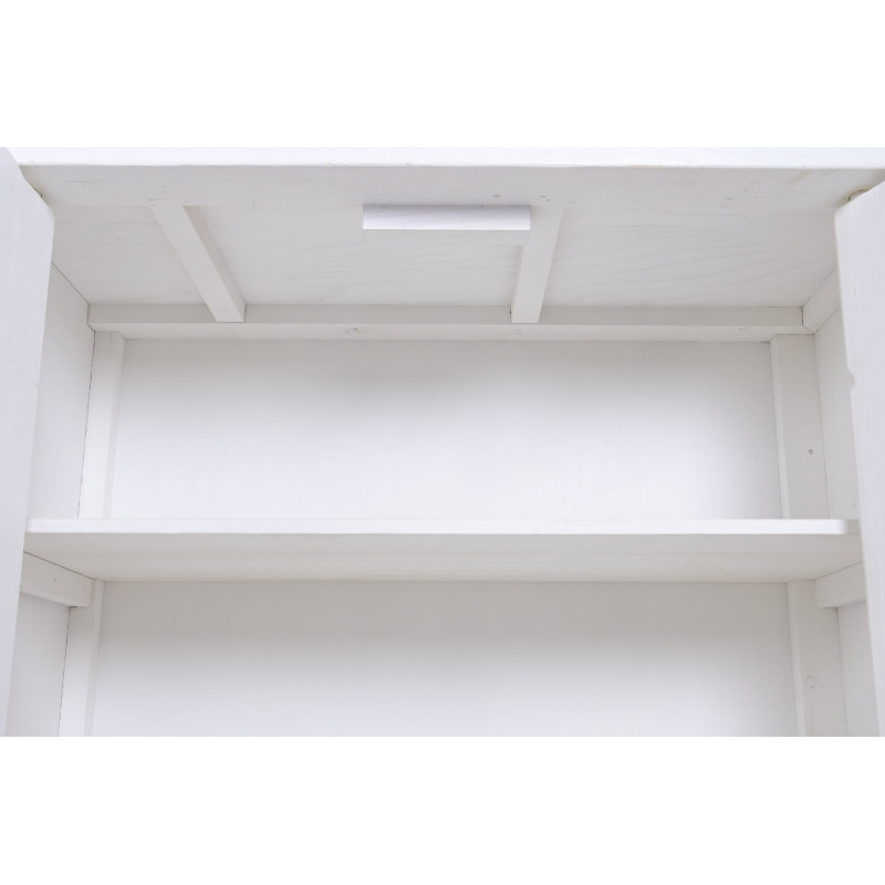 Buffet 4 portes blanc en orme massif...