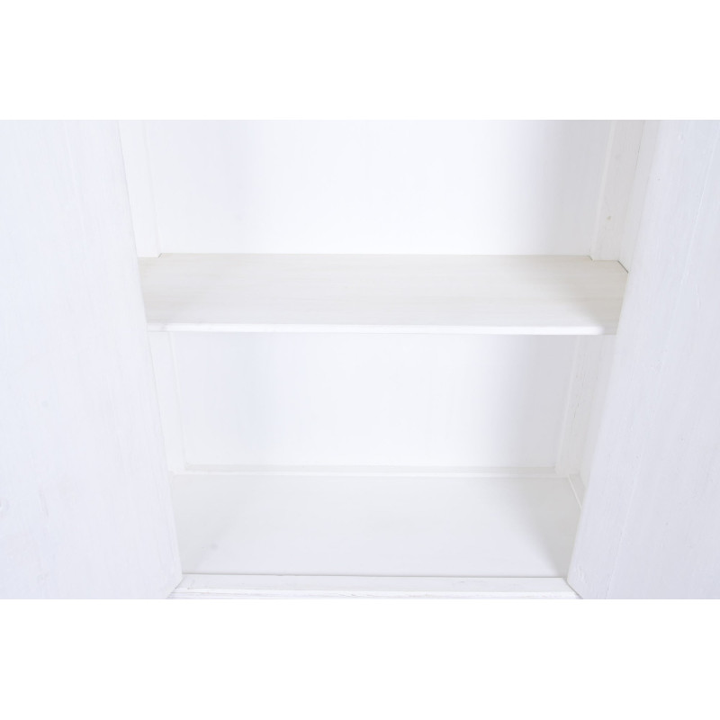 Armoire 2 portes blanche en orme...