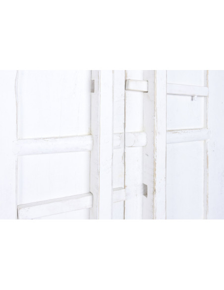 Armoire 2 portes blanche en orme massif 115x48x210 cm Valdora