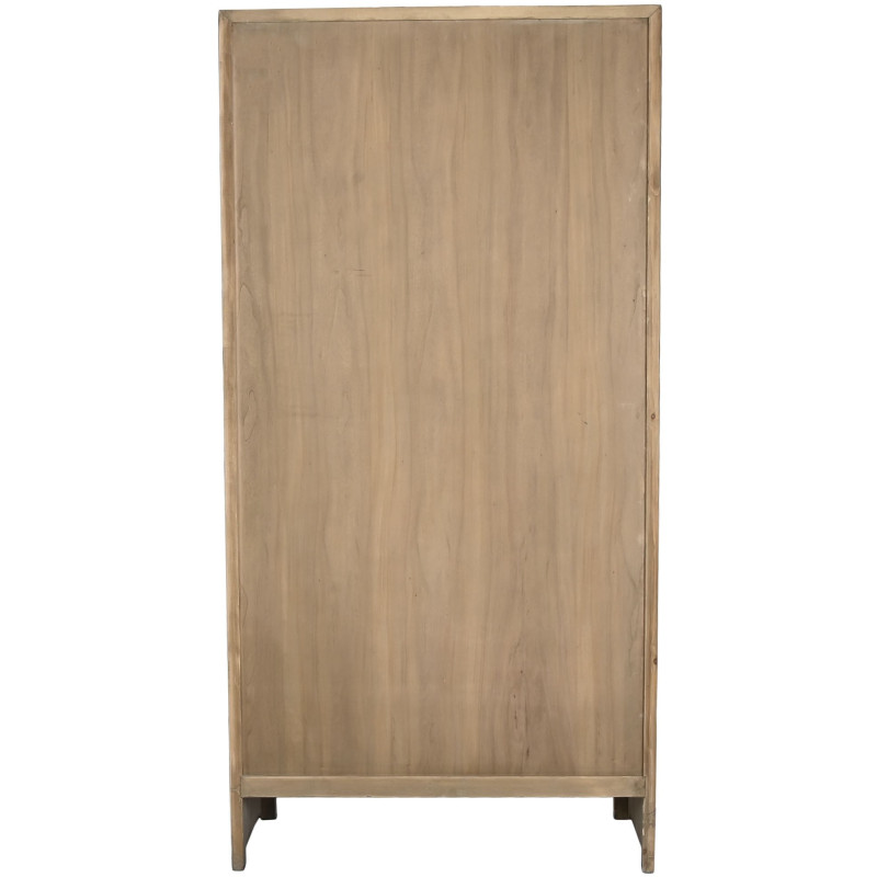 Armoire 2 portes 2 tiroirs vieillie...