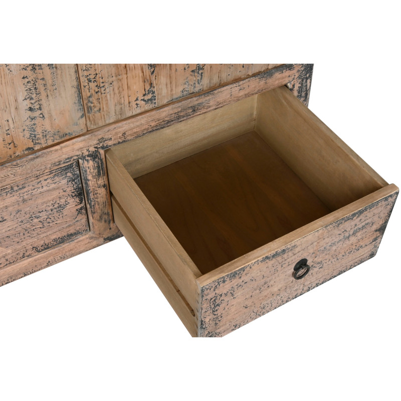 Armoire 2 portes 2 tiroirs vieillie...