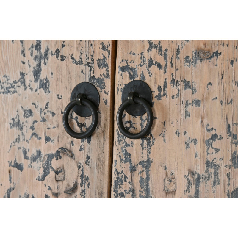 Armoire 2 portes 2 tiroirs vieillie...