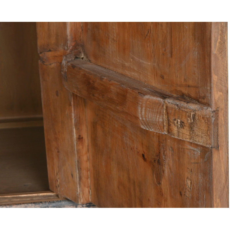 Armoire 2 portes 2 tiroirs vieillie...