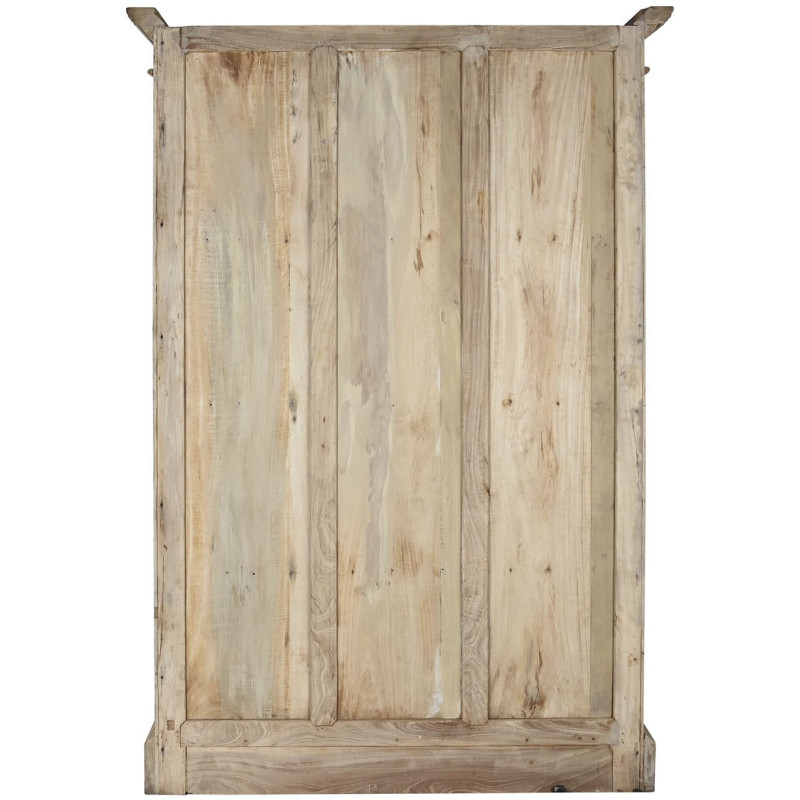 Vitrine 2 portes naturelle en bois...