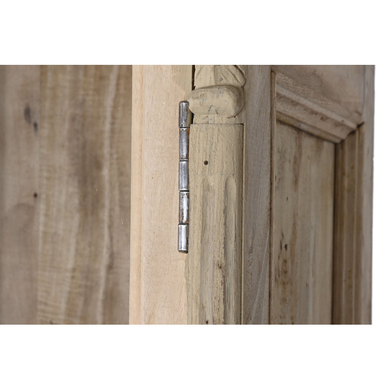 Vitrine 2 portes naturelle en bois...