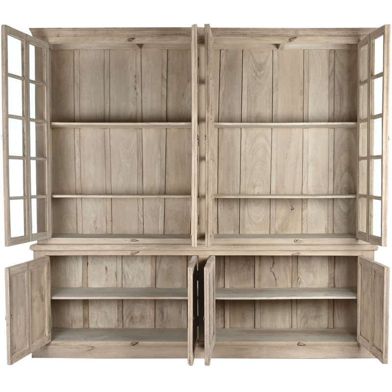 Vitrine vaisselier 8 portes naturelle...