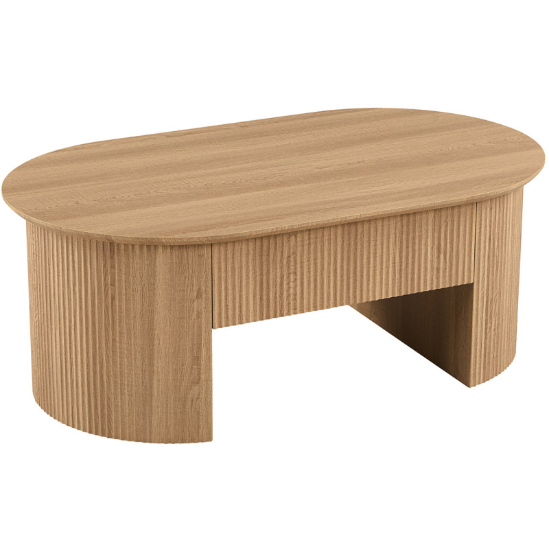 Table basse ovale plateau relevable...