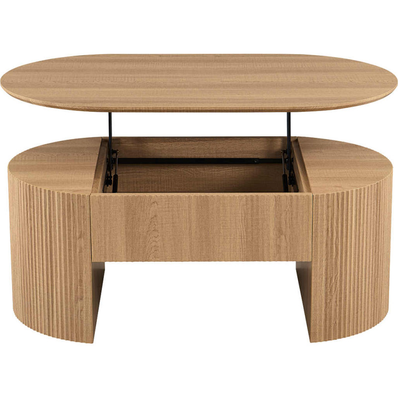 Table basse ovale plateau relevable...