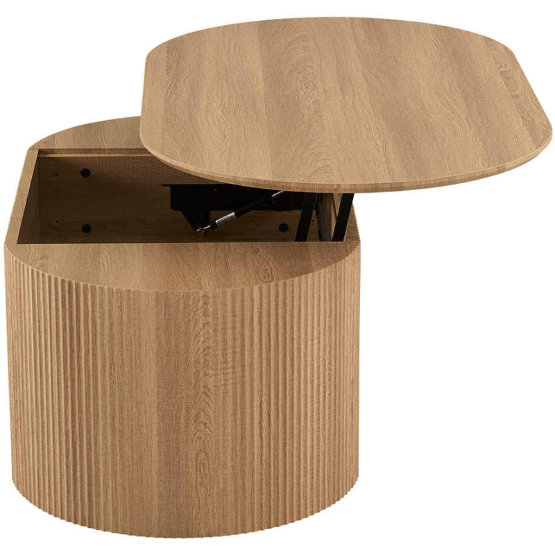 Table basse ovale plateau relevable...