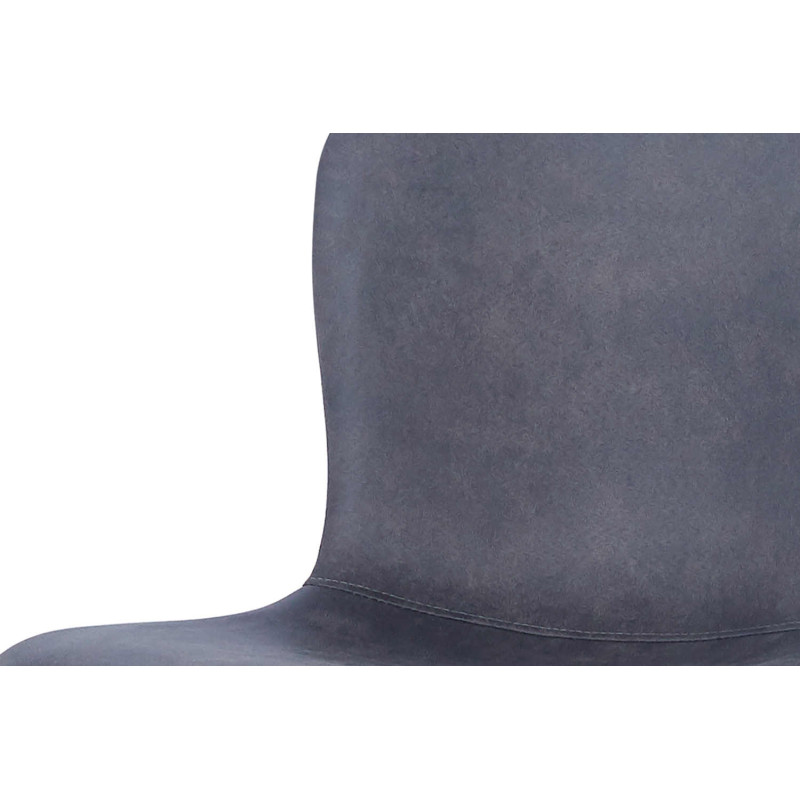 Chaise de salle à manger gris foncé...