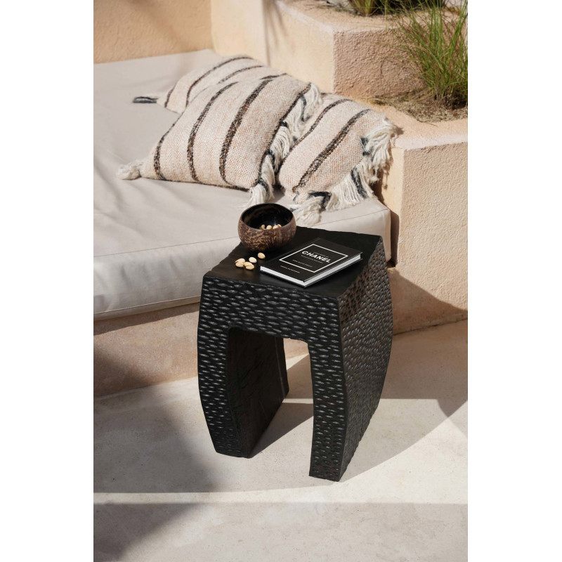 Tabouret d’appoint en bois de suar...