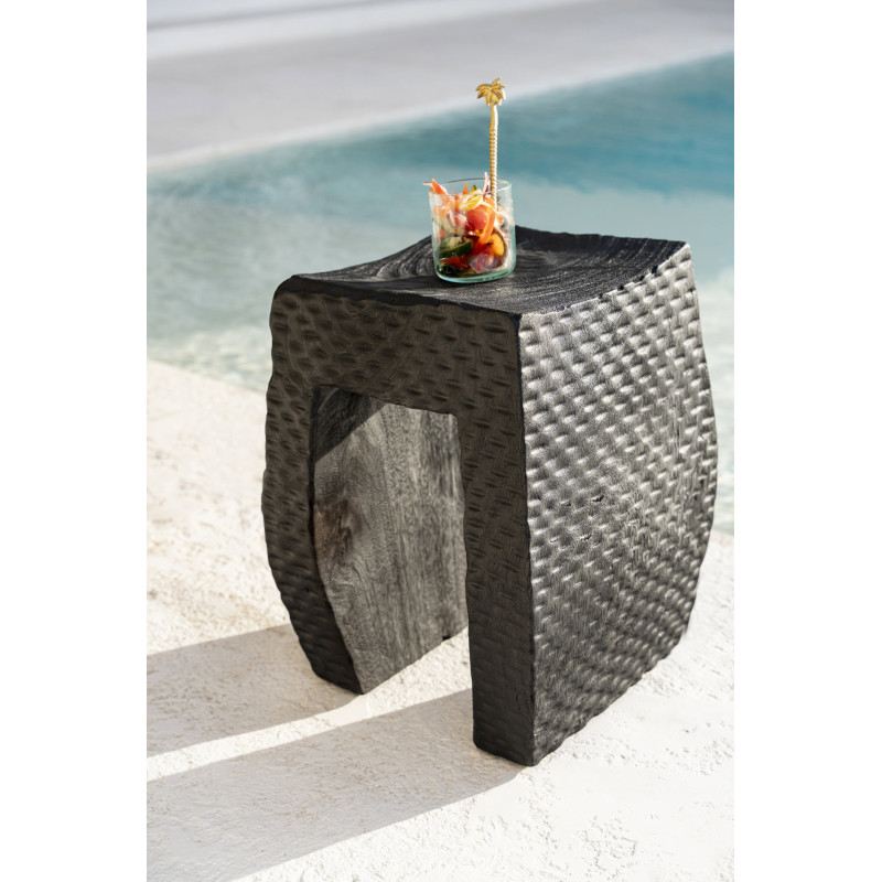 Tabouret d’appoint en bois de suar...