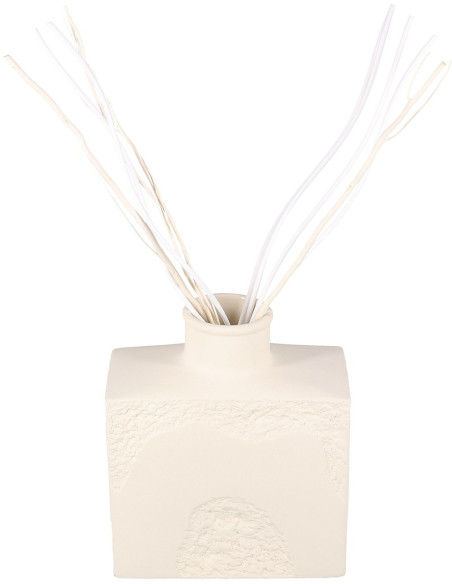 Diffuseur de parfum à bâtonnets Lotus blanc 1200 ml en céramique blanche Marn