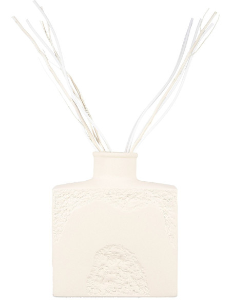 Diffuseur de parfum à bâtonnets Lotus blanc 1200 ml en céramique blanche Marn