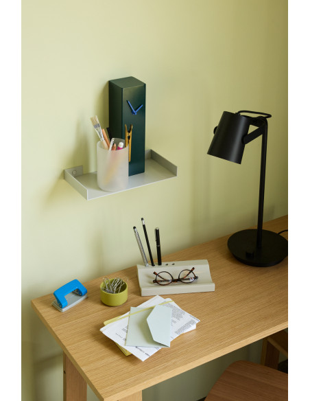 Lampe à poser noire en fer dimmable 35x20x54 cm Ardent