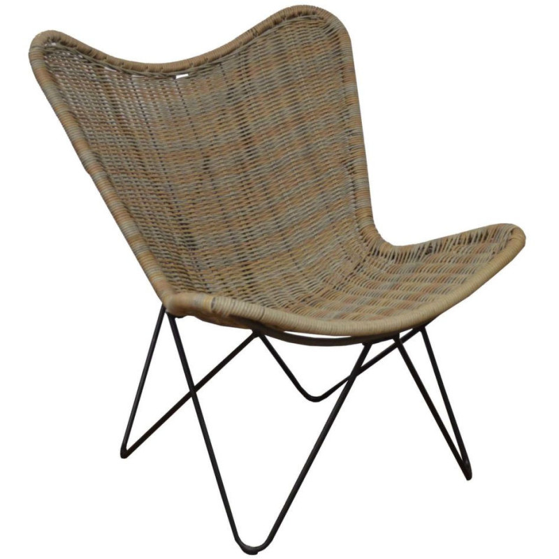 Lot de 2 fauteuils de jardin en...