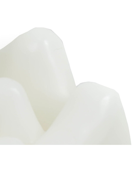 Bougie doigt d’honneur en cire blanche 10x9x17 cm Middle Finger