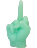 Bougie doigt d’honneur en cire menthe 10x9x17 cm Middle Finger