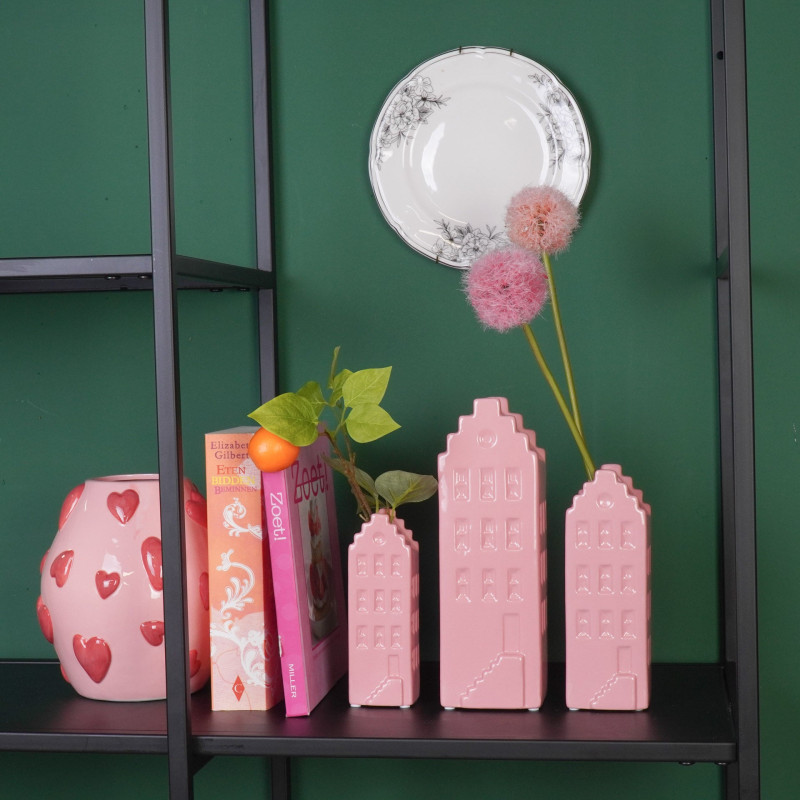 Vase maison en céramique rose clair...