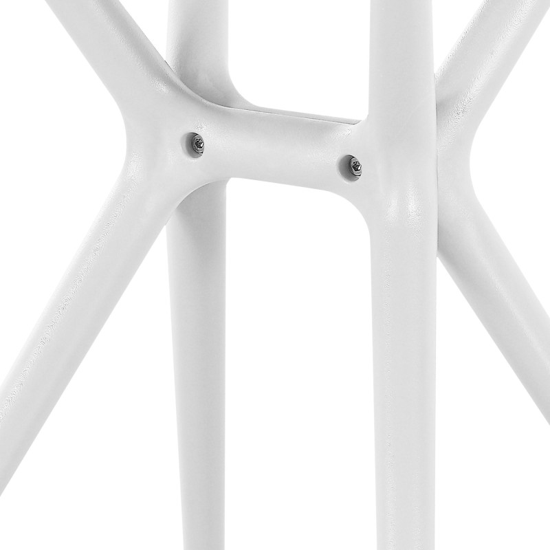 Table de jardin carrée blanche en...