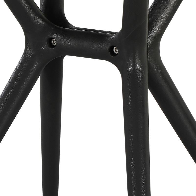 Table de jardin carrée noire en...