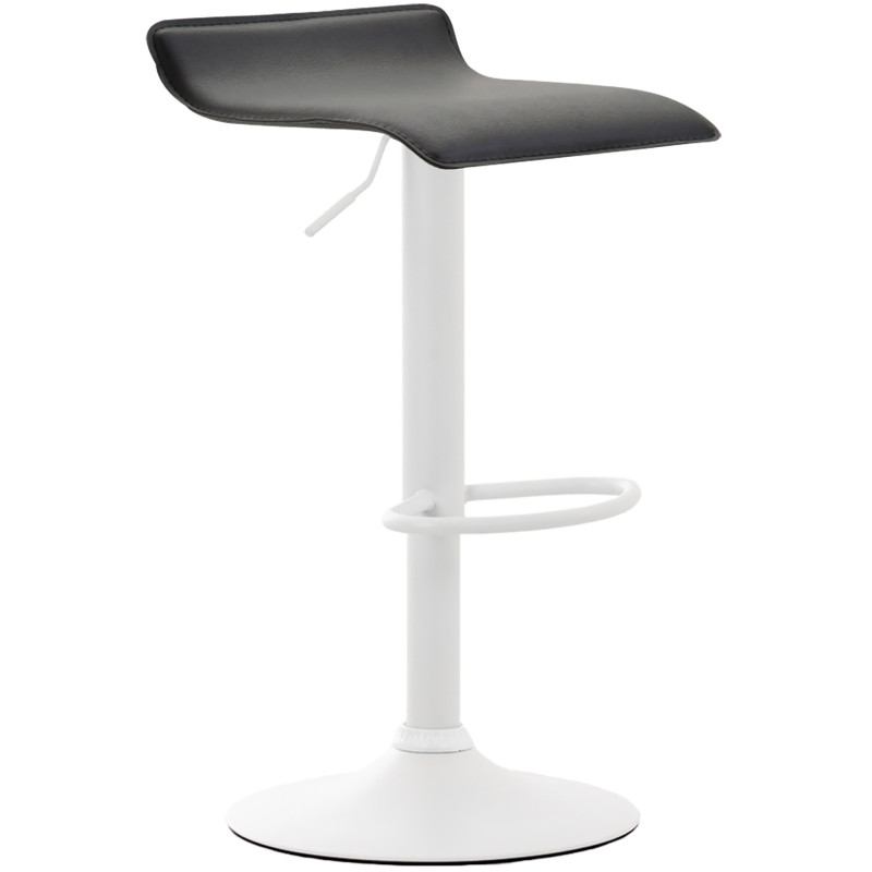 Tabouret de bar réglable noir et...