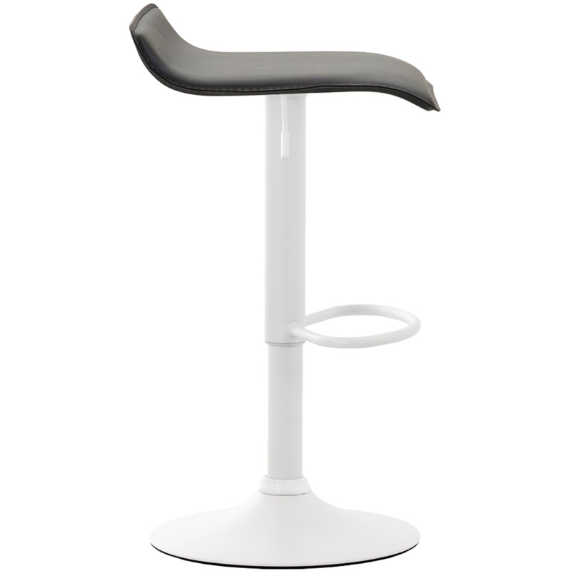 Tabouret de bar réglable noir et...