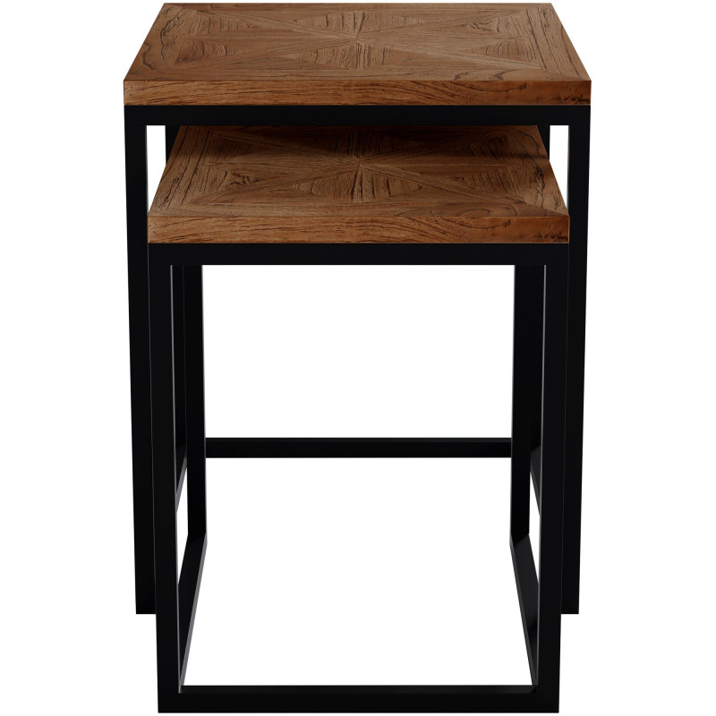 Ensemble 2 tables gigognes d’appoint...