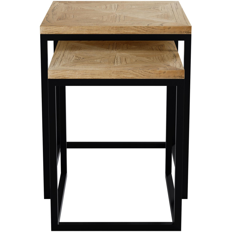 Ensemble 2 tables gigognes d’appoint...