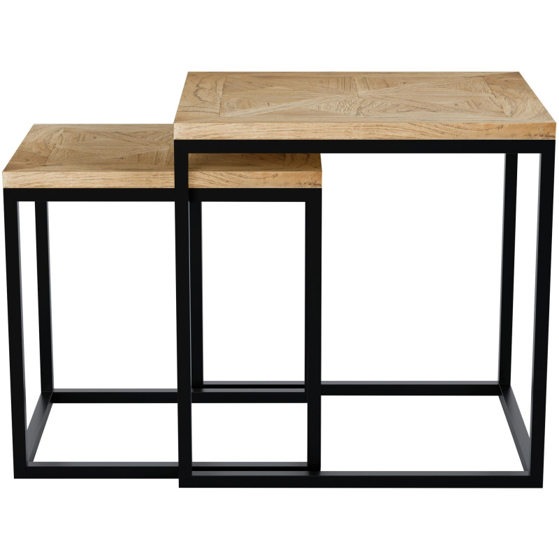 Ensemble 2 tables gigognes d’appoint...