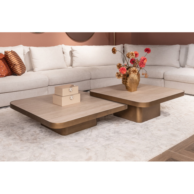 Table basse carrée Claridge effet...