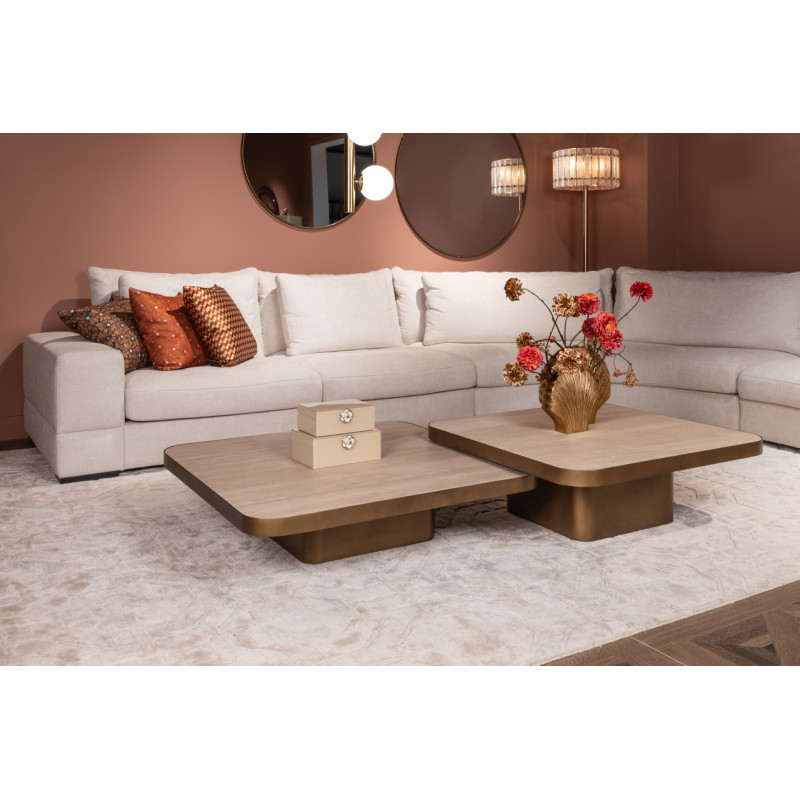Table basse carrée Claridge effet...