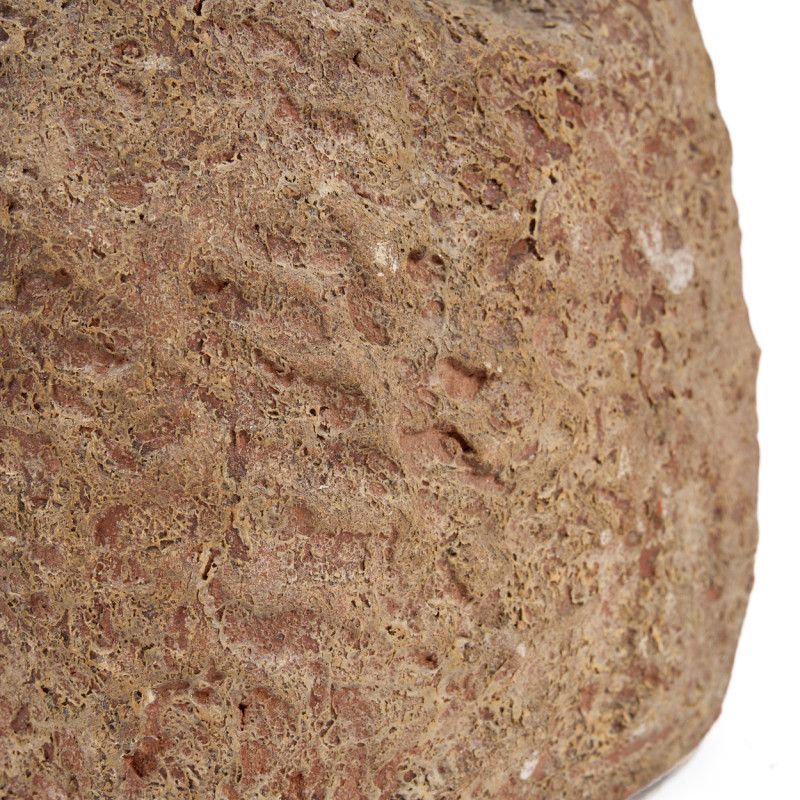 Bougeoir double terre cuite marron 28...