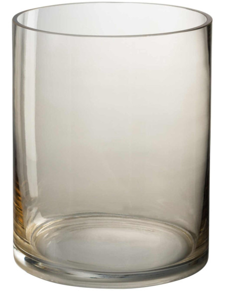 Photophore verre fumé beige 25 cm Wilson J-Line - 1